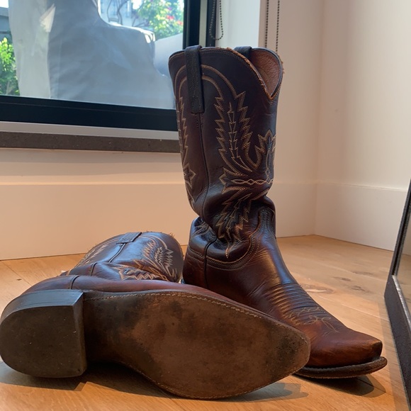 🦄 **SOLD** Lucchese men’s cowboy boots 🤠 - Picture 9 of 12